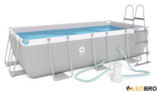 Басейн каркасний, прямокутний Avenli 400x200x99 см. 17в1 (2816) - 5