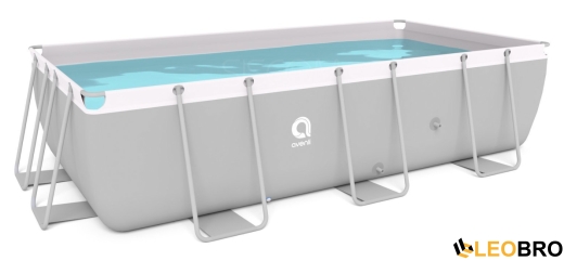 Басейн каркасний, прямокутний Avenli 400x200x99 см. 17в1 (2816) - 6