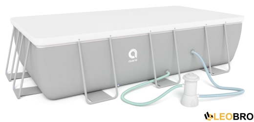 Басейн каркасний, прямокутний Avenli 400x200x99 см. 17в1 (2816) - 7