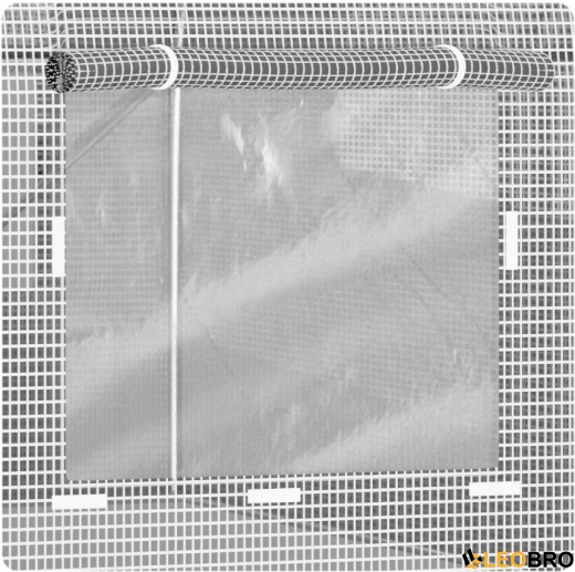 Садова теплиця з вікнами Plonos 13,5m2 Біла = 450х300х200 см (4975) - 4