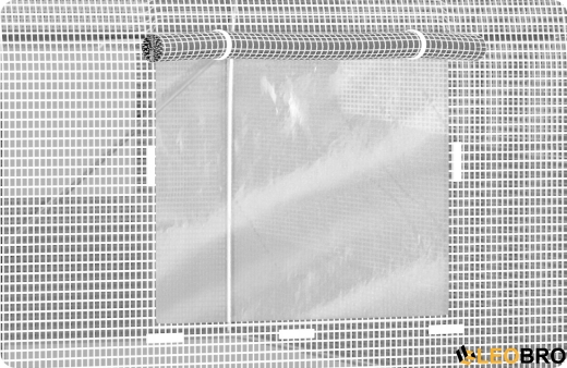 Садова теплиця з вікнами Plonos 7m2 Біла = 350х200х200 см (4971-A) - 3