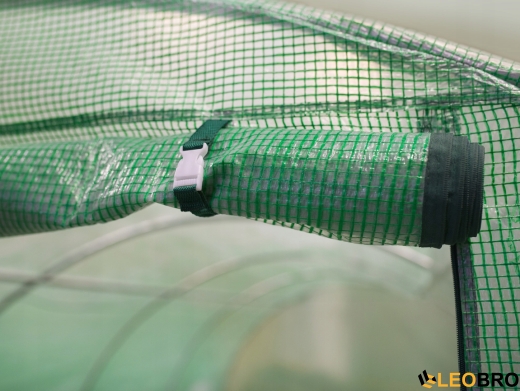 Садова теплиця з вікнами Plonos 18m2 Зелена = 300х600х200 см (4918) - 3