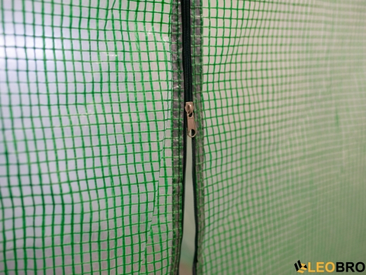 Садова теплиця з вікнами Plonos 18m2 Зелена = 300х600х200 см (4918) - 4