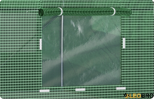 Садова теплиця з вікнами Plonos 13,5 m2 Зелена = 300х450х200 см (4917) - 3