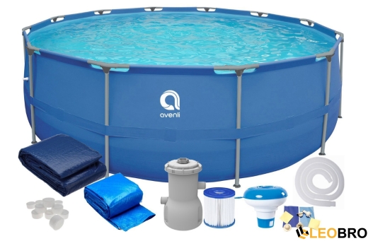 Басейн каркасний Avenli 305х76см 16в1 (682) - 2
