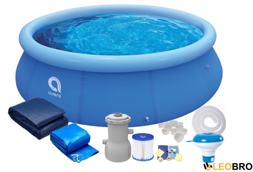 Басейн надувний Avenli 305х76см 14в1 (684) - 1