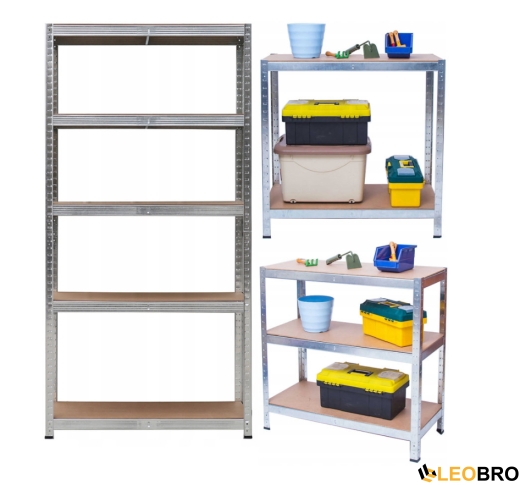 Стеллаж FunFit 150 х 75 х 30 см (3266) - 3