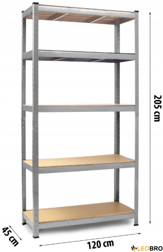 Стелаж Humberg 205 x 120 x 45 см (HR-850) - 2