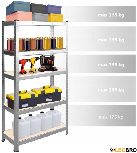 Стелаж Humberg 205 x 120 x 45 см (HR-850) - 3