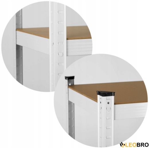 Стелаж Humberg White 180 х 90 х 30 см (HR-844) - 5