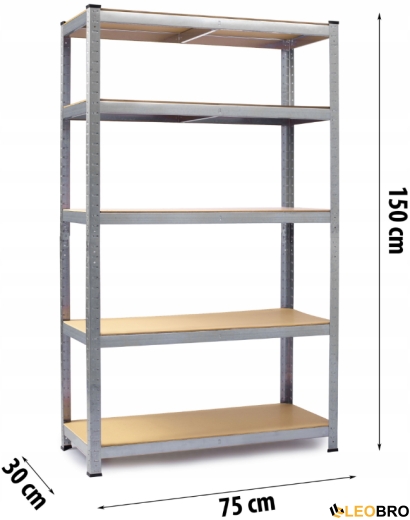 Стелаж Humberg 150 х 75 х 30 см (HR-840) - 2