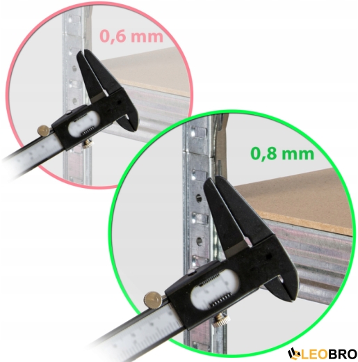 Стелаж Humberg 150 х 75 х 30 см (HR-840) - 5
