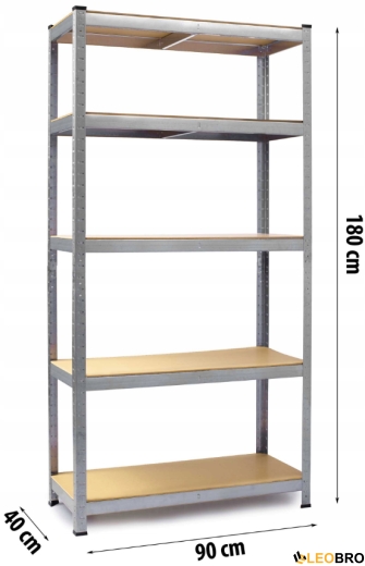 Стелаж Humberg 180 х 90 х 40см (HR-812) - 2