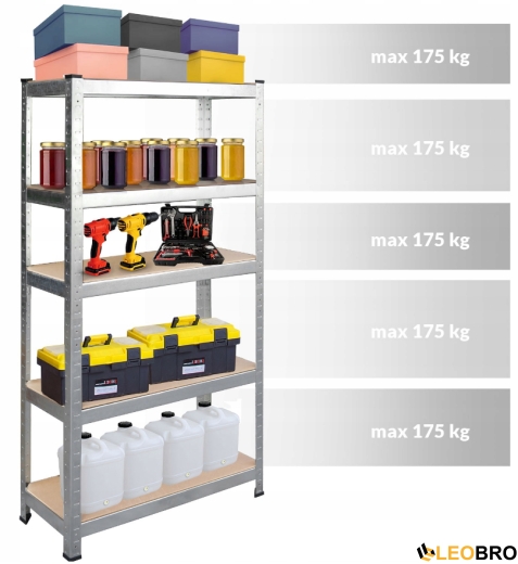 Стелаж Humberg 180 х 90 х 40см (HR-812) - 3