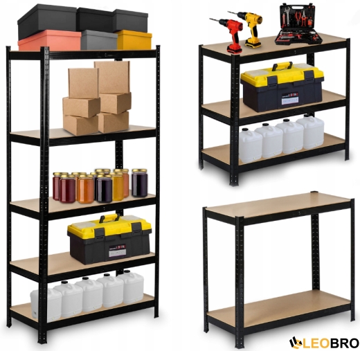 Стелаж Humberg Black 150 х 75 х 30 см (HR-811) - 3