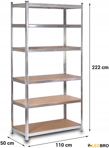 Стелаж Humberg 222 х 110 х 50 см (HR-815) - 3