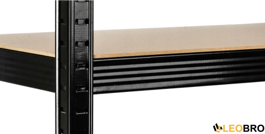 Стелаж FunFit 150 х 75 х 30 см Black (3780) - 4