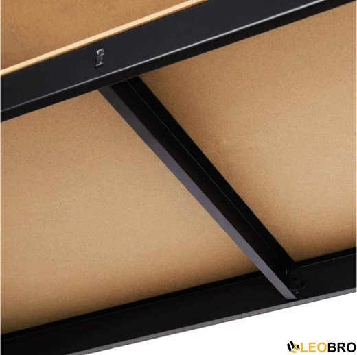 Стелаж FunFit 150 х 75 х 30 см Black (3780) - 6