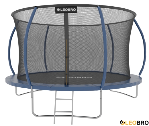 Батут із внутрішньою захисною сіткою 312 см LEOBRO Premium Pro 10FT BLUE - 1