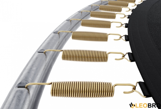 Батут із внутрішньою захисною сіткою 312 см LEOBRO Premium Pro 10FT BLUE - 3