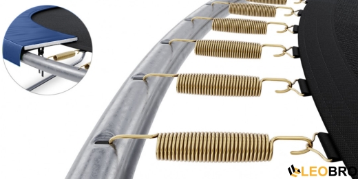 Батут із внутрішньою захисною сіткою 312 см LEOBRO Premium Pro 10FT BLUE - 5