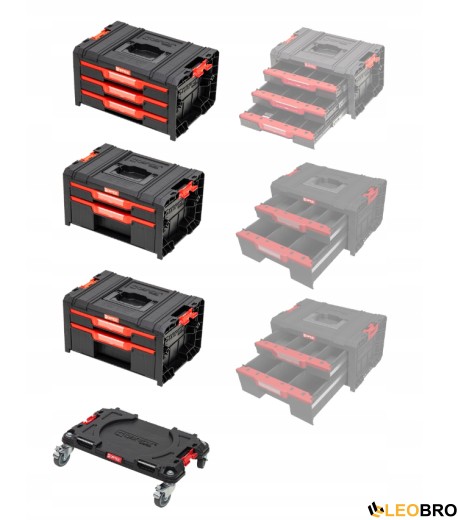Набор ящиков для инструментов Qbrick System PRO Drawer Workshop Set 1 (5901238258117) - 3
