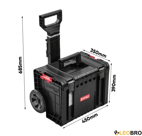 Набір ящиків для інструментів Qbrick System PRO Cart 2.0 + QR R-Box 13 (5901238255758) - 2