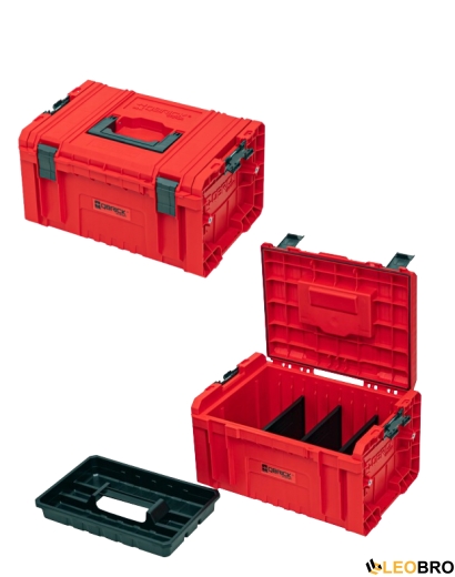 Набір ящиків для інструментів Qbrick System PRO Drawer Workshop Set 4 2.0 RED (5901238258360) - 3