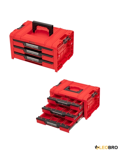 Набір ящиків для інструментів Qbrick System PRO Drawer Workshop Set 4 2.0 RED (5901238258360) - 4