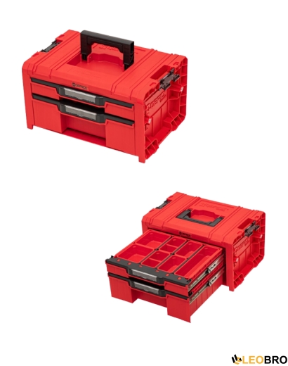 Набір ящиків для інструментів Qbrick System PRO Drawer Workshop Set 4 2.0 RED (5901238258360) - 5