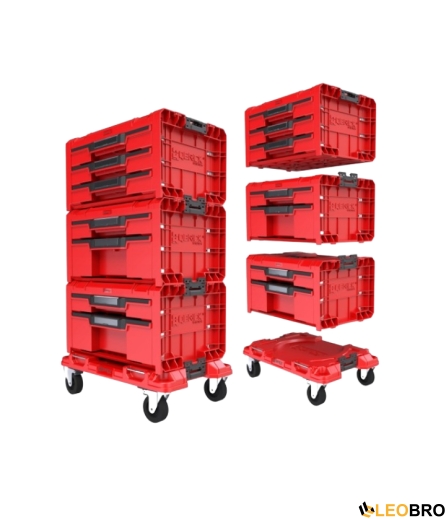 Набор инструментов для ящиков Qbrick System PRO Drawer Workshop Set 3 2.0 RED (5901238258353) - 1