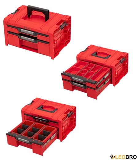 Набор инструментов для ящиков Qbrick System PRO Drawer Workshop Set 3 2.0 RED (5901238258353) - 3
