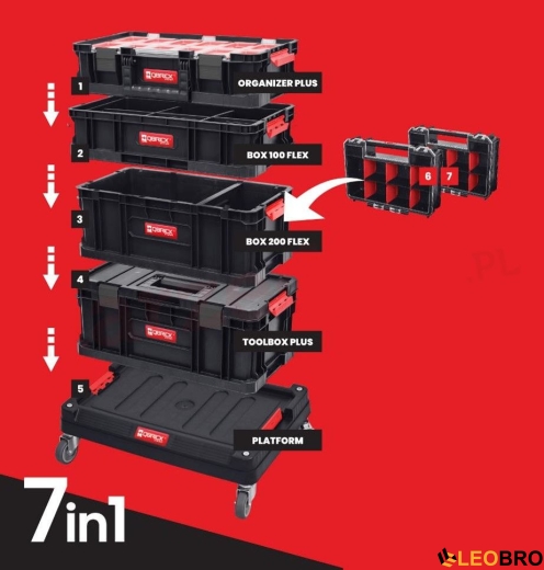 Набір ящиків для інструментів Qbrick System PROMO SET II 7в1 (5901238252603) - 4
