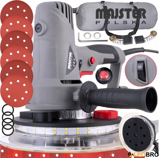 Шлифовальная машина для стен Majster Polska MP-0017 1800Вт - 1