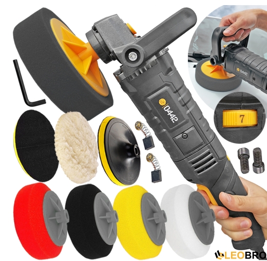 Машинка полірувальна MAJSTER POLSKA MP0442 2.6KW + 4 губки - 1