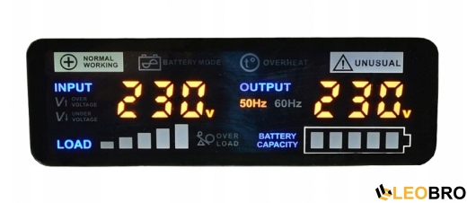 Гибридный ИБП/инвертор Volt Polska SINUS PRO 500 E 12/230V 350/500W (3SP050012E) - 4