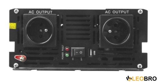 Автомобільний інвертор Green Cell 12V на 230V 3000W/6000W (INV15) Чистий синус - 2