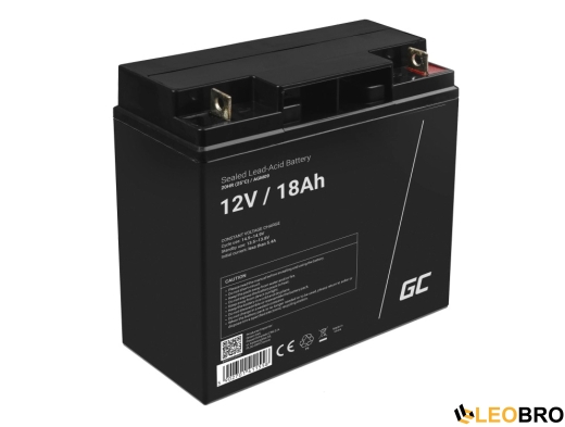 AGM Аккумулятор Green Cell VRLA 18Ah 12V (AGM09) - 1