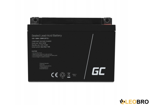 AGM Акумулятор Green Cell VRLA 26Ah 12V (AGM35) - 2