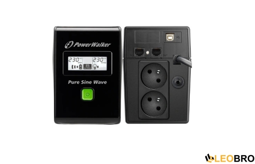 ДБЖ/Безперебійник Power Walker VI800 SW 800VA/480W (VI 800 SW) Чистий синус - 2