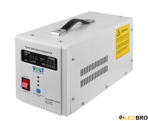 Гібридний ДБЖ/інвертор Volt Polska SINUS PRO 1000 E 12/230V 700/1000W (3SP091012E) - 1