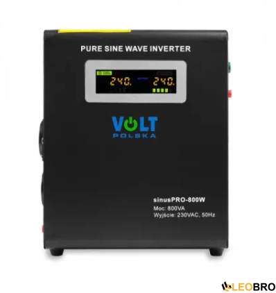 Гібридний ДБЖ/інвертор Volt Polska SINUS PRO 800 W 12/230V 500/800W (3SP098012W) - 1