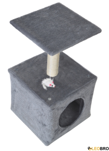 Когтеточка трехуровневая FunFit home&office (Сера) (2762) - 3