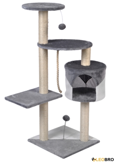 Когтеточка пятиуровневая FunFit home&office (Сера) (3330) - 1