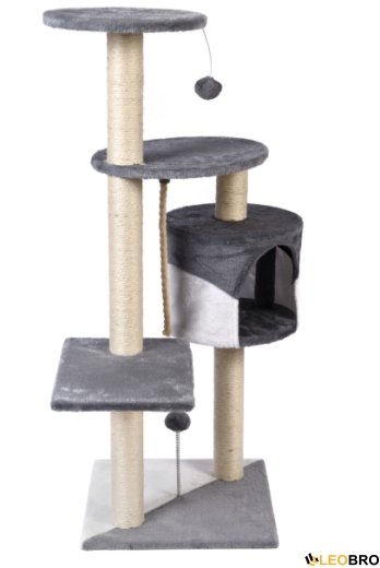 Когтеточка пятиуровневая FunFit home&office (Сера) (3330) - 2