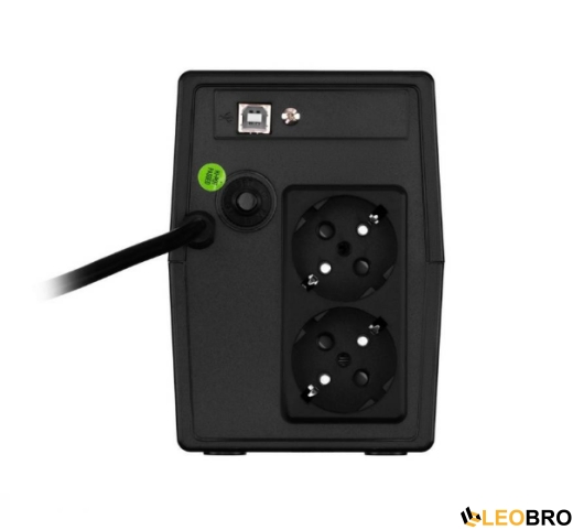 Бесперебойник/ИБП FSP iFP 800 (800VA/480W, 2x розетки, LCD) - 2