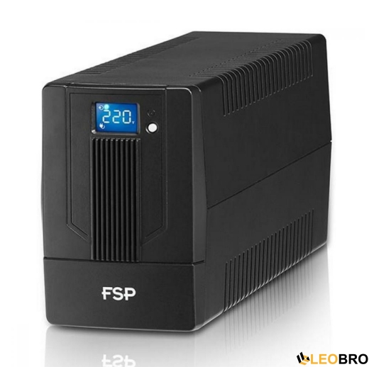 ДБЖ/Безперебійник FSP iFP 600 (600VA/360W, 2x розетки, LCD) - 1