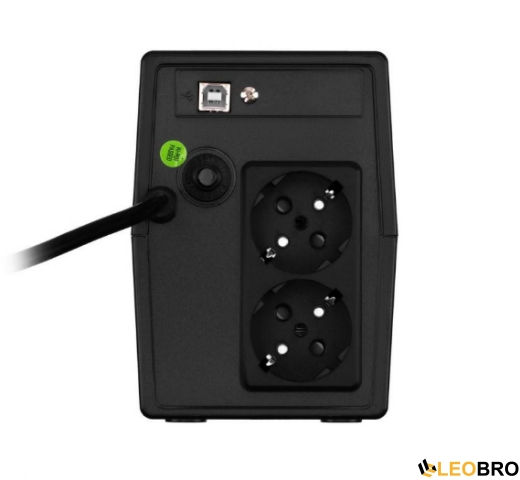 ДБЖ/Безперебійник FSP iFP 600 (600VA/360W, 2x розетки, LCD) - 2