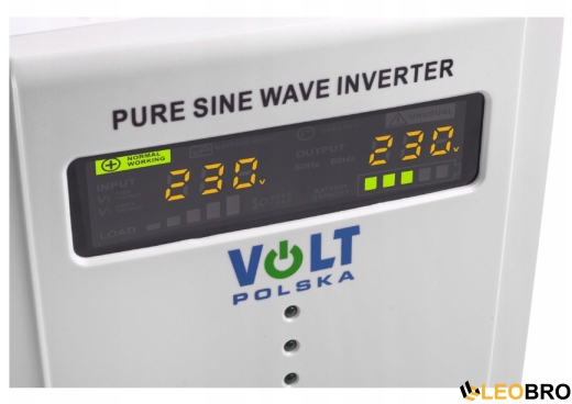 Гибридный ИБП/инвертор Volt Polska SINUS PRO 2000 E 12/230V 1250/2000W (3SP092012E) - 5