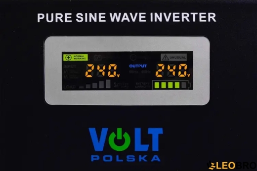 Гібридний ДБЖ/інвертор Volt Polska SINUS PRO 500 W 12/230V 300/500W (3SP095012W) - 5